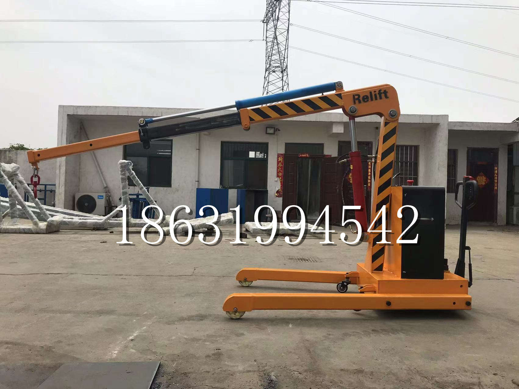 辽中区久征定做3吨三轮随车吊 农用园林绿化移树吊 平板工程用小吊机