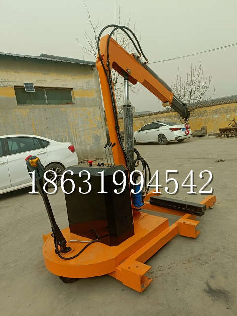 辽中区自卸车厢随车吊 自制轮式四不像起重机 四驱平板吊 5吨 贵盛